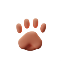 3d animal pata png