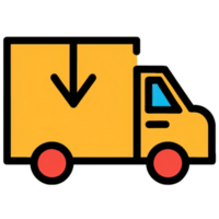 Car delivery icon png