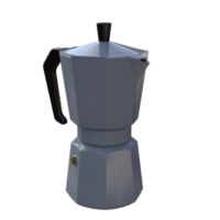 café fabricant isolé 3d png