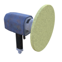 slijpen machine geïsoleerd 3d png