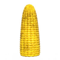 corn cobs isolated 3d png