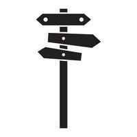 sign post icon vector