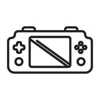 game console icon vector