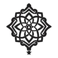 Islamic Ornament Vector Design Illustration, Islamic Floral Vector