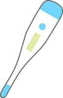 Thermometer digital vector illustration. Fit for health education.