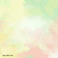 Pastel water color soft brush abstract background vector