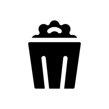 Cinema location black glyph ui icon. Motion-picture theater. Search on map. User interface design. Silhouette symbol on white space. Solid pictogram for web, mobile. Isolated vector illustration