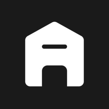 Eliminar habla a oscuro modo glifo ui icono. cambio información en línea. usuario interfaz diseño. blanco silueta símbolo en negro espacio. sólido pictograma para web, móvil. vector aislado ilustración