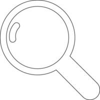 Magnifying glass search clearance design. vector