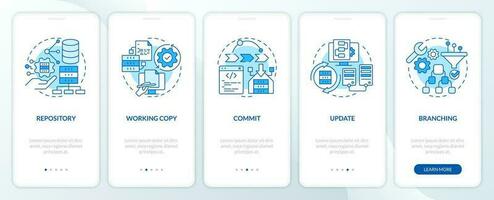 fuente controlar partes azul inducción móvil aplicación pantalla. código escritura recorrido 5 5 pasos editable gráfico instrucciones con lineal conceptos. ui, ux, gui modelo vector