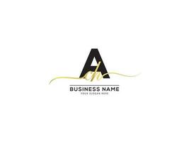 Business ACH Signature Letter Logo Icon Vector Stock