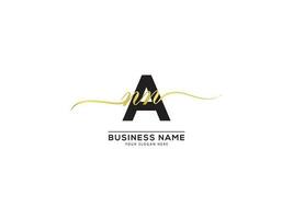 Minimalist ANN Luxury Signature Logo Letter Vector Art