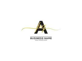 Initial Luxury APQ Logo Icon Vector Signature Letter