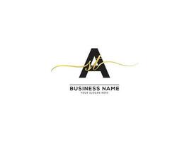 Monogram AST Luxury Letter Logo Template vector