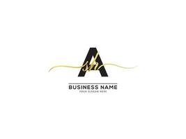 Monogram ASH Luxury Letter Logo Template vector