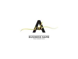 Abstract Signature AVB Luxury Logo Letter Design vector