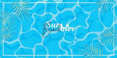 summer vector background with sea