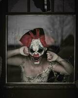Scary clowns Abandoned photo