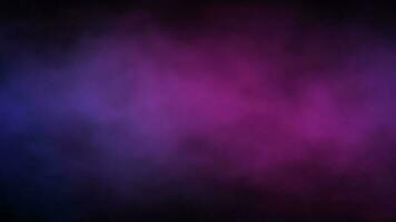 Abstract multicolor fog and smoke on black color background. photo