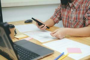 UX UI and Programming development technology. photo