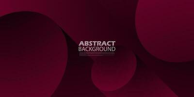 Abstract circle 3d background . Dark red design. Simple and modern with overlap layered 3d concept. Eps10 vector