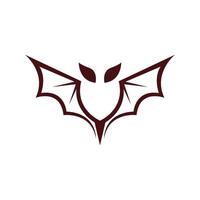 Bats animal logo icon design vector