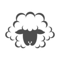Sheep logo icon design vector