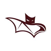 Bats animal logo icon design vector