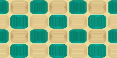 Seamless pattern abstract vector background golden elements squares rectangles on orange background. eps10 vector