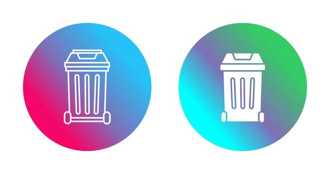 icono de vector de basura