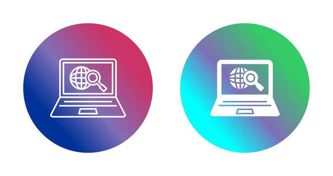 explorar icono de vector