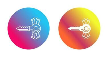 Key Code Vector Icon