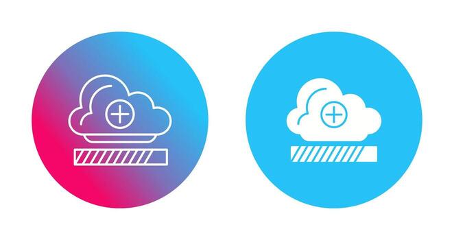 icono de vector de carga