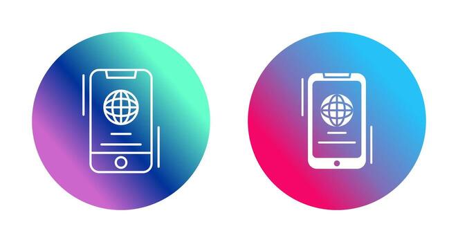 icono de vector de navegador