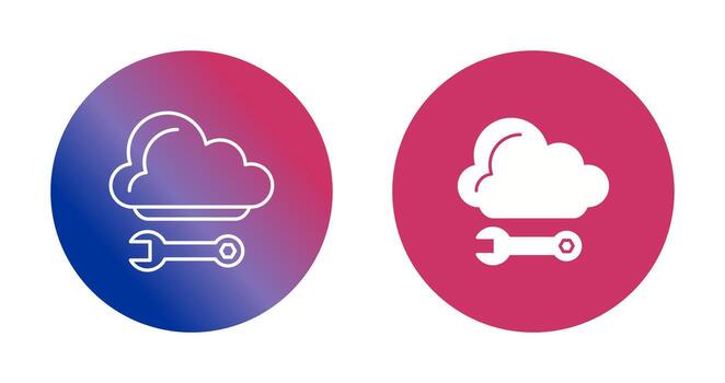 Cloud Computing Vector Icon