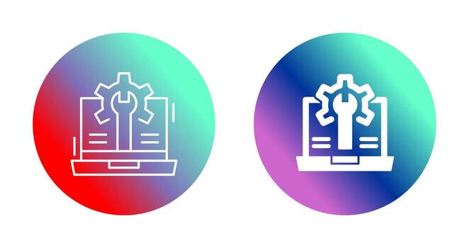 icono de vector de desarrollo web