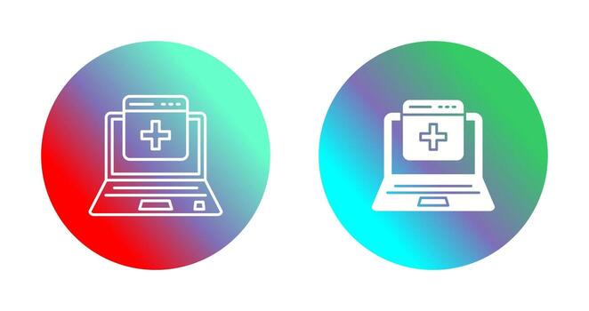 icono de vector de sitio web