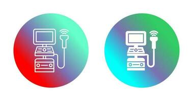 Ultrasound Machine Vector Icon