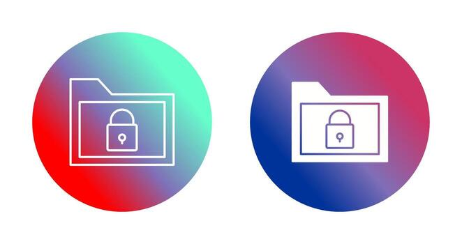 icono de vector de carpeta