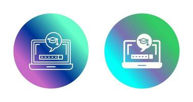 Digital Learning Vector Icon