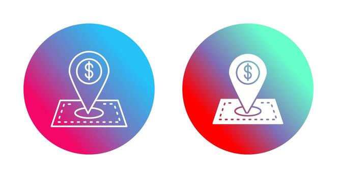 icono de vector de ubicación