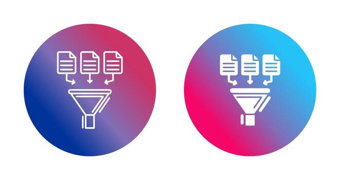 icono de vector de recopilación de datos
