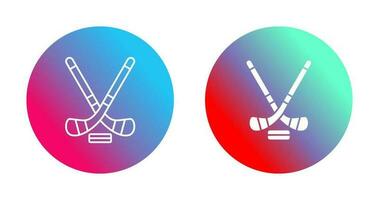 icono de vector de hockey sobre hielo