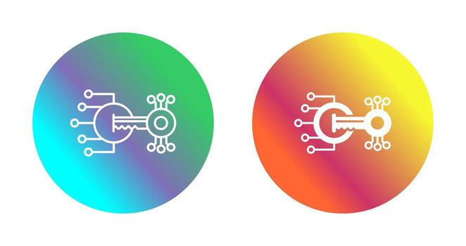 icono de vector de cifrado