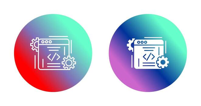 icono de vector de codificación