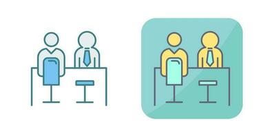 Employee Interview Vector Icon