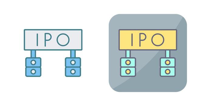icono de vector de ipo