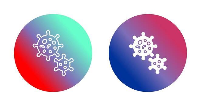 icono de vector de virus