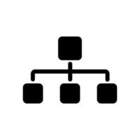 network flat style vector icon