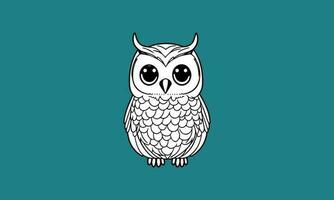 Doodle Dash Cute Owl Wallpaper - Murals Your Way